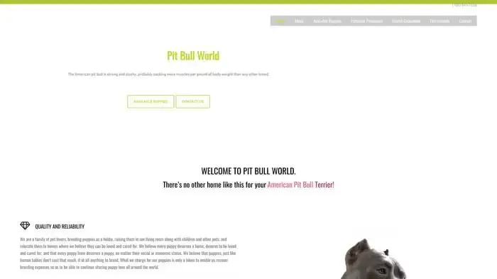 Screenshot of