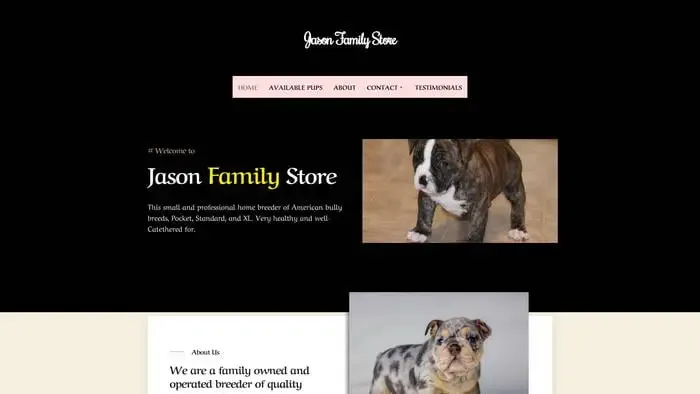 Screenshot of