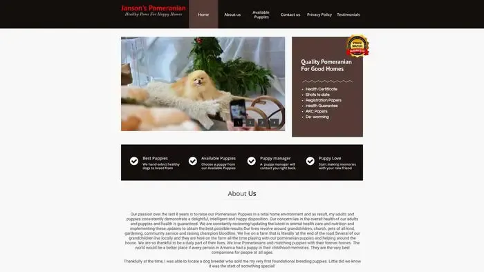 Screenshot of