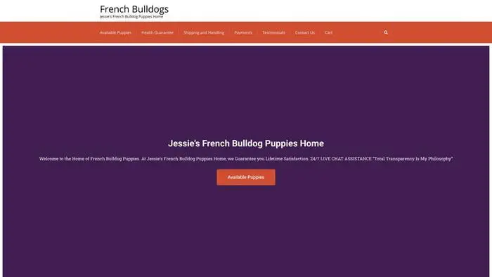 Screenshot of