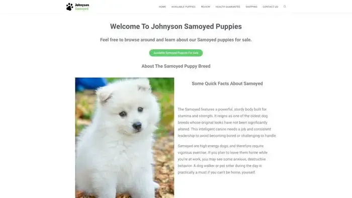 Screenshot of