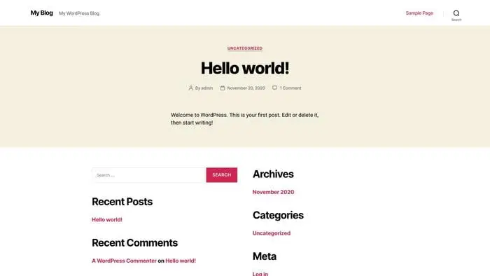 Screenshot of