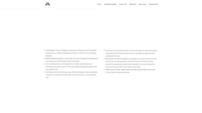Screenshot of