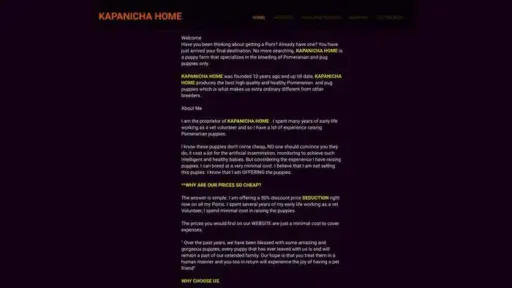 Screenshot of