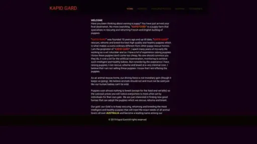 Screenshot of