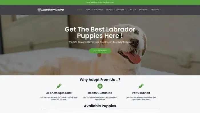 Screenshot of