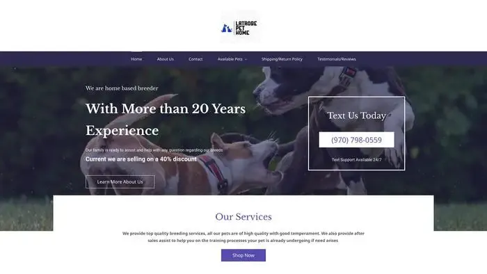 Screenshot of