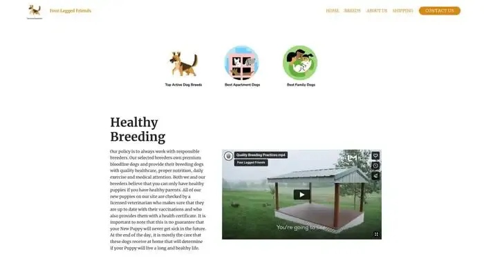 Screenshot of
