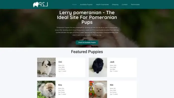 Screenshot of