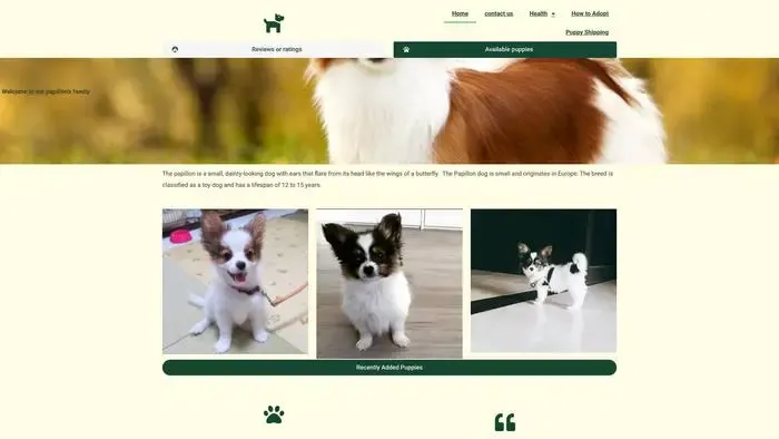 Screenshot of