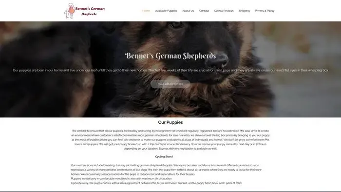 Screenshot of
