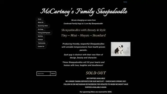 Screenshot of