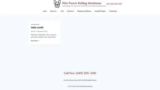 Screenshot of
