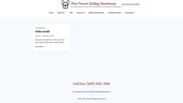 Screenshot of