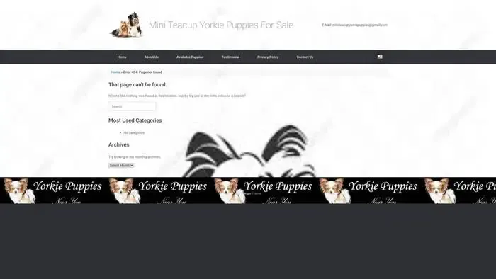 Screenshot of