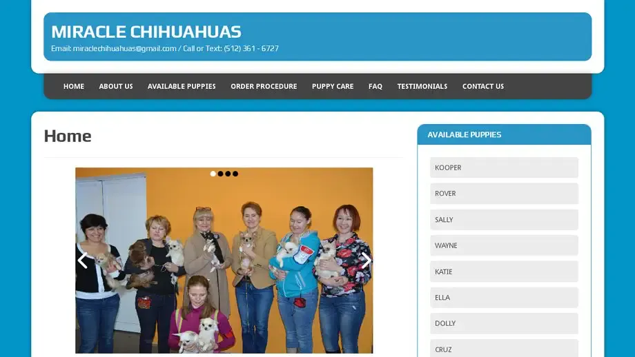 Screenshot of