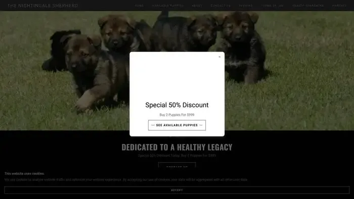 Screenshot of