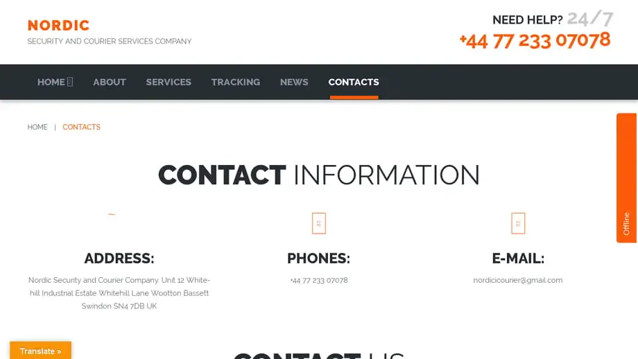 Screenshot of