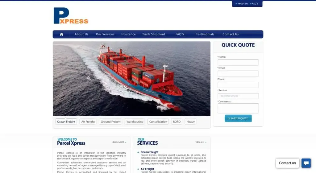 Screenshot of