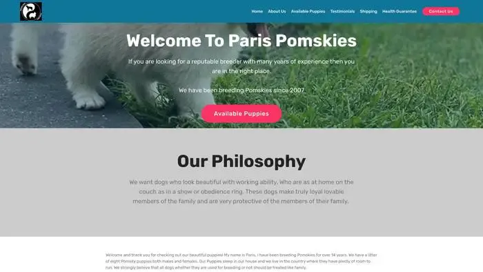 Screenshot of