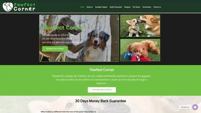 Screenshot of