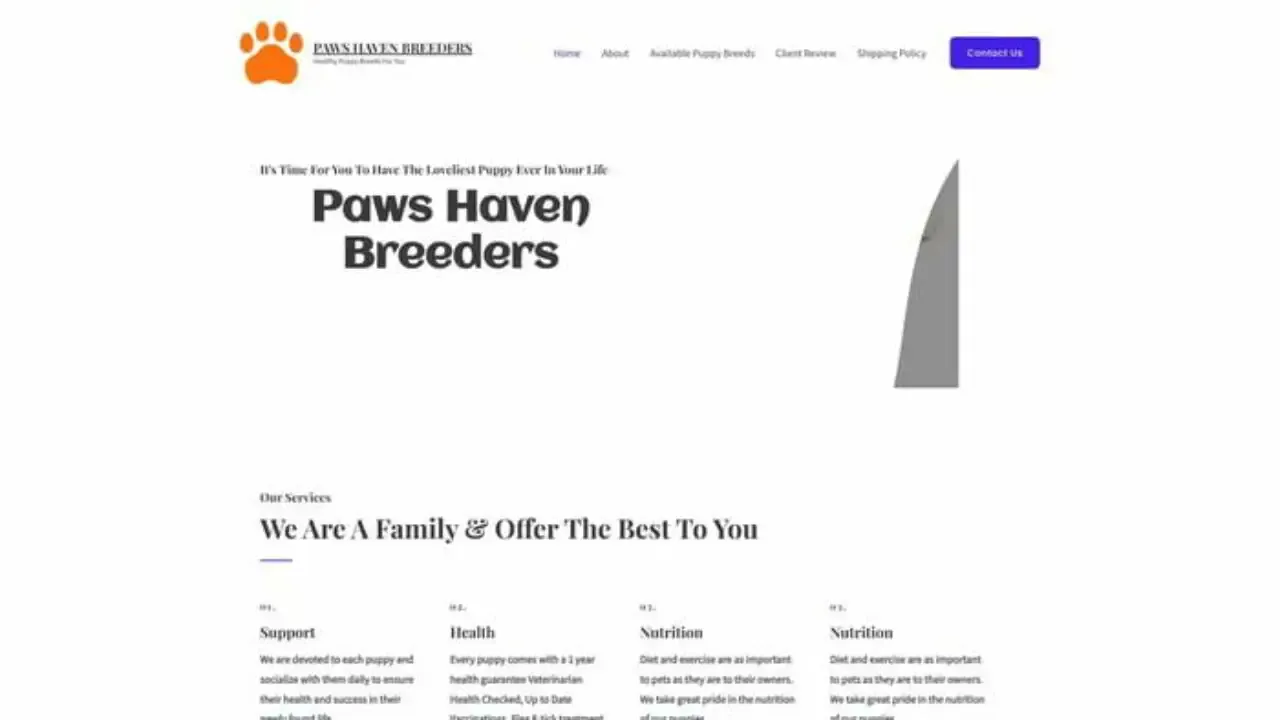 Pawshavenbreeders