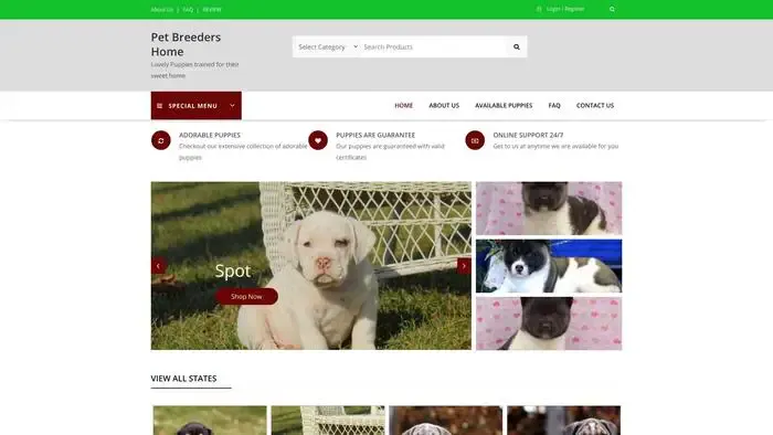 Screenshot of