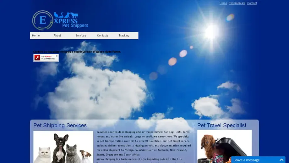 Screenshot of