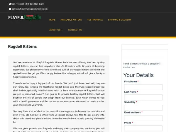 Screenshot of