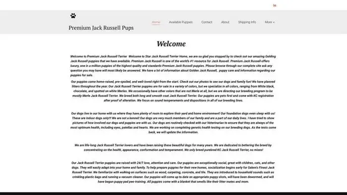 Screenshot of