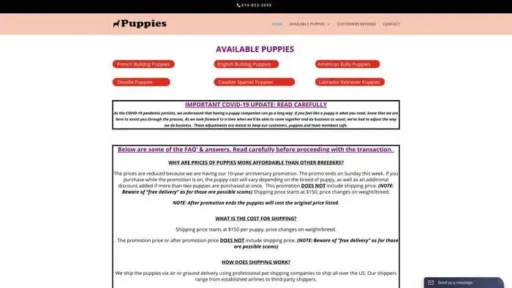 Screenshot of