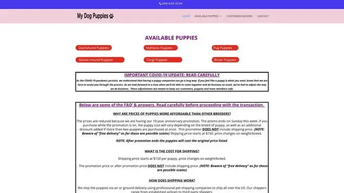 Screenshot of