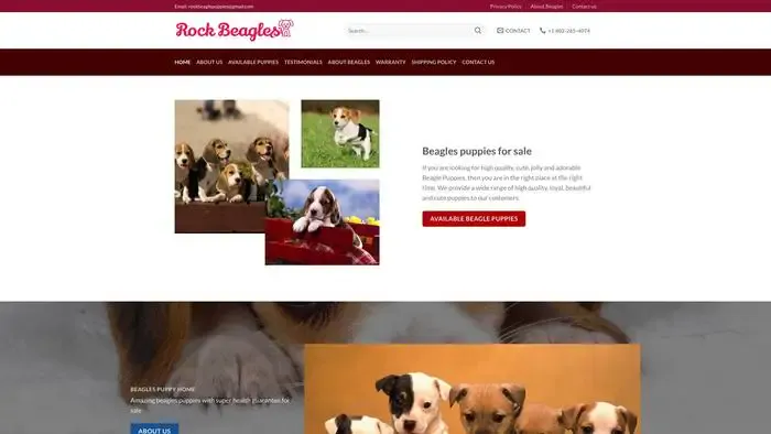 Screenshot of