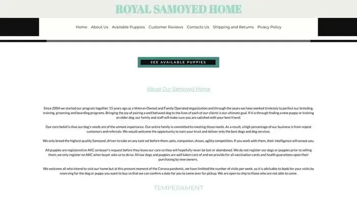 Screenshot of