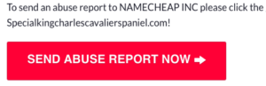 shut down a fraudulent website