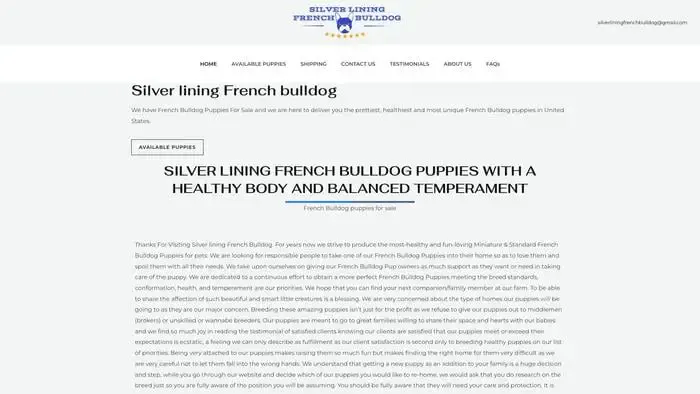 Screenshot of