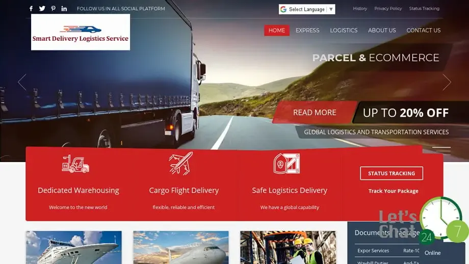 Screenshot of
