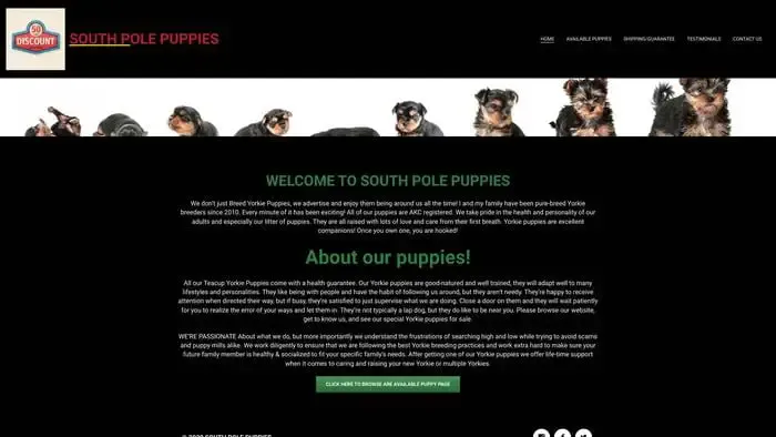 Screenshot of