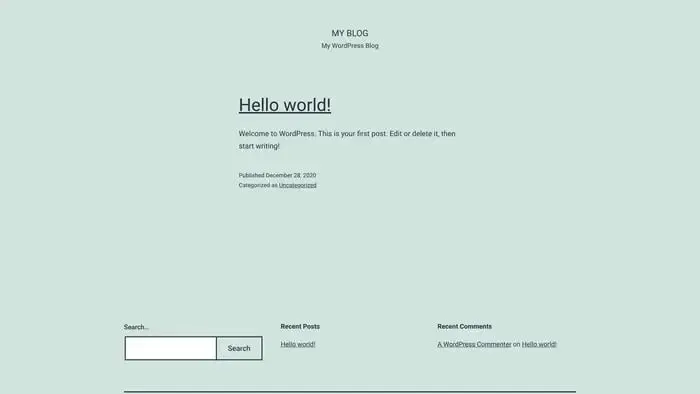 Screenshot of