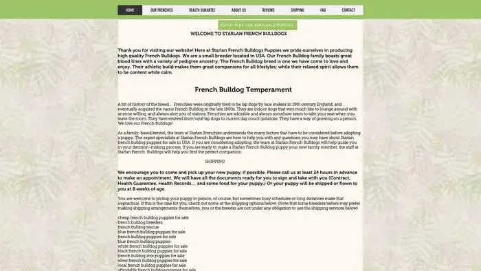 Screenshot of