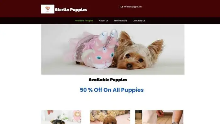 Screenshot of