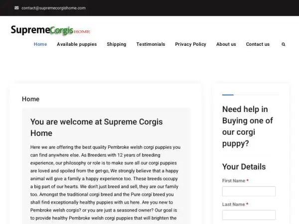Screenshot of