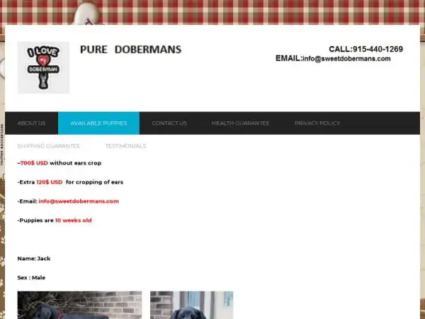 Screenshot of