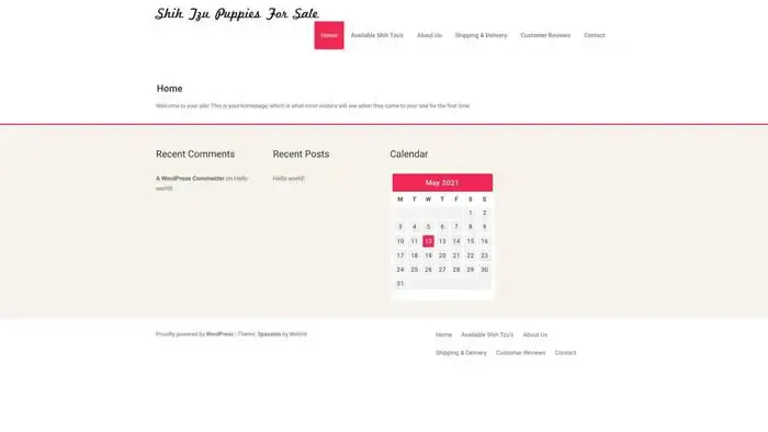 Screenshot of