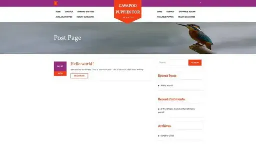 Screenshot of
