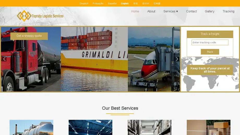 Screenshot of