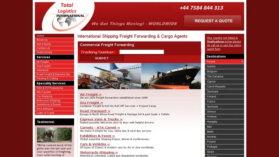 Screenshot of
