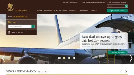 Screenshot of