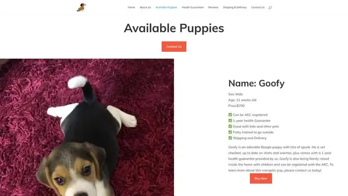 Screenshot of