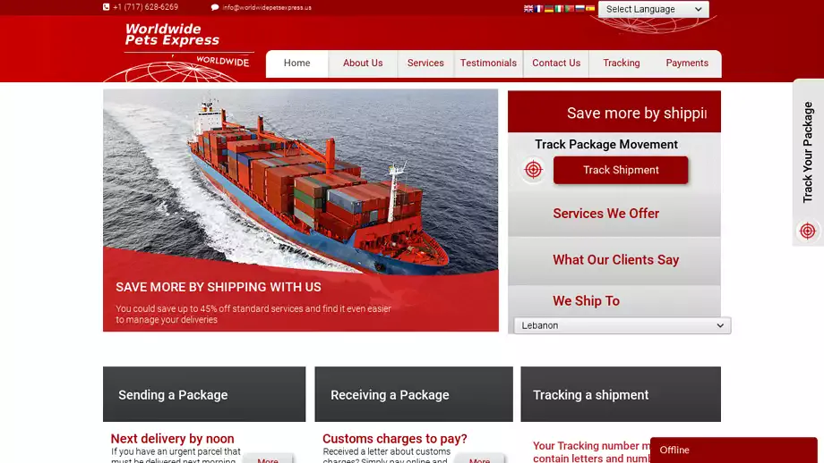 Screenshot of|